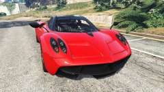 Pagani Huayra 2013 v1.1 [black and red rims] para GTA 5