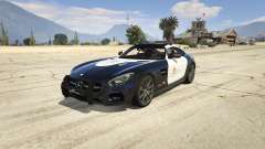 LAPD Mercedes-Benz AMG GT 2016 para GTA 5
