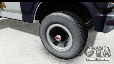 Ford Bronco 1982 Police para GTA San Andreas