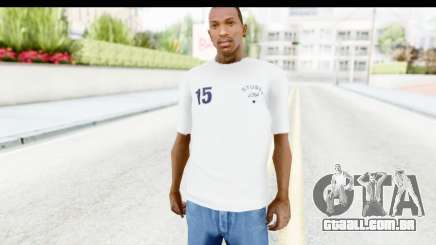 Stussy White T-Shirt para GTA San Andreas