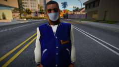 Bmypol1 em uma máscara protetora para GTA San Andreas